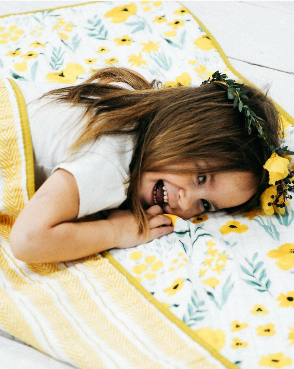 Buttercup Blossom Reversible Quilt Baby Essentials Clementine Kids