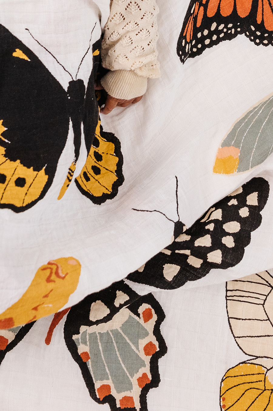 Butterfly Collector Swaddle Swaddles Clementine Kids