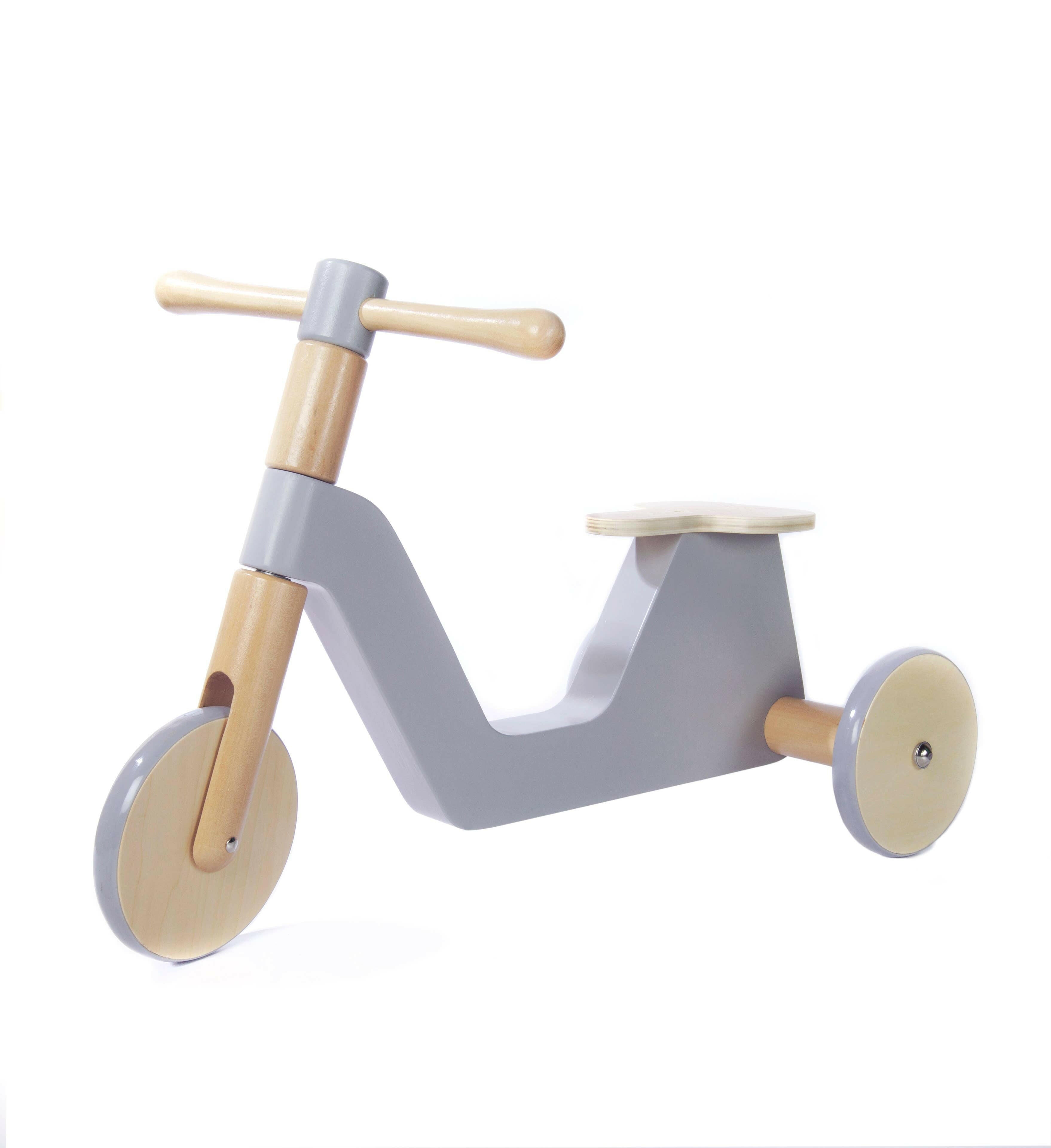 Wooden Rider Toddler Tricycle Grove Summit Gray