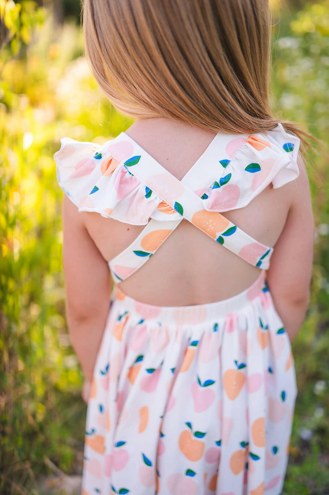 Rosita Dress in Sweet Peach Ollie Jay