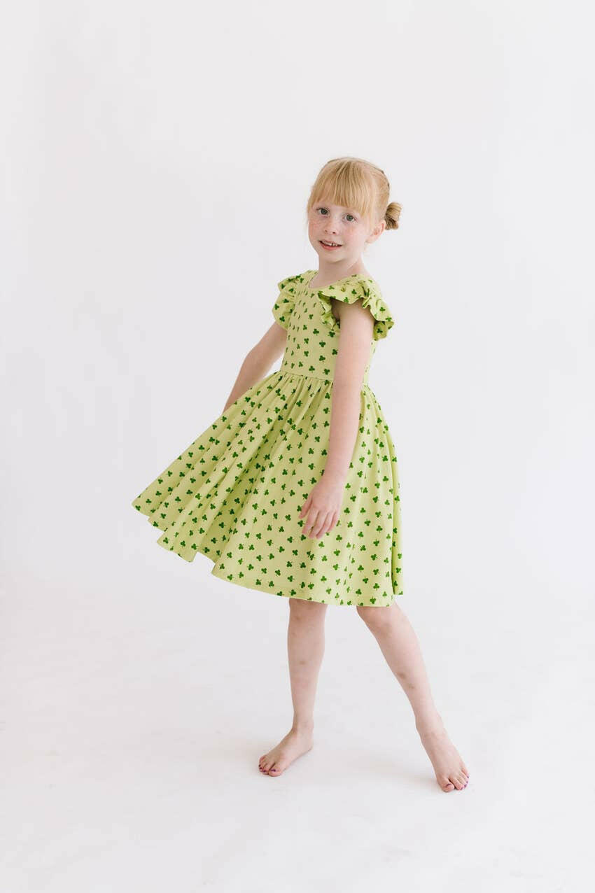 Olivia Dress in Clover dress Ollie Jay