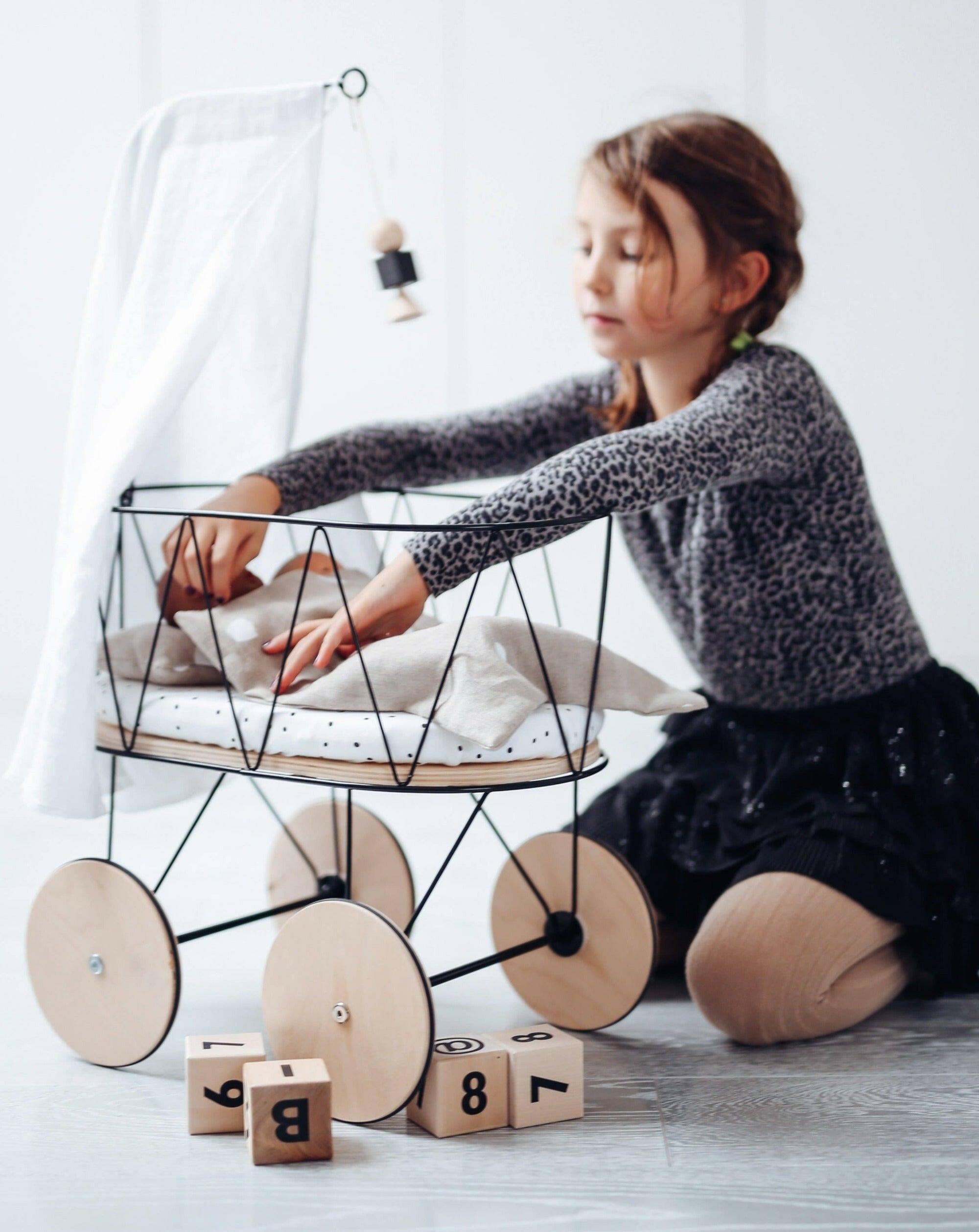 Ooh Noo Dolly Cot Kids Toys Ooh Noo