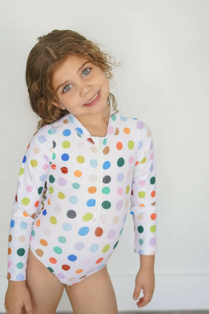 Lyanna Swim in Bold Dots Ollie Jay