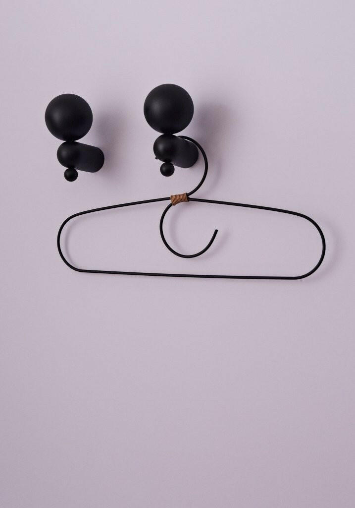Fuku Hanger - 2 Pcs/Pack - Anthracite Children's Furniture OYOY