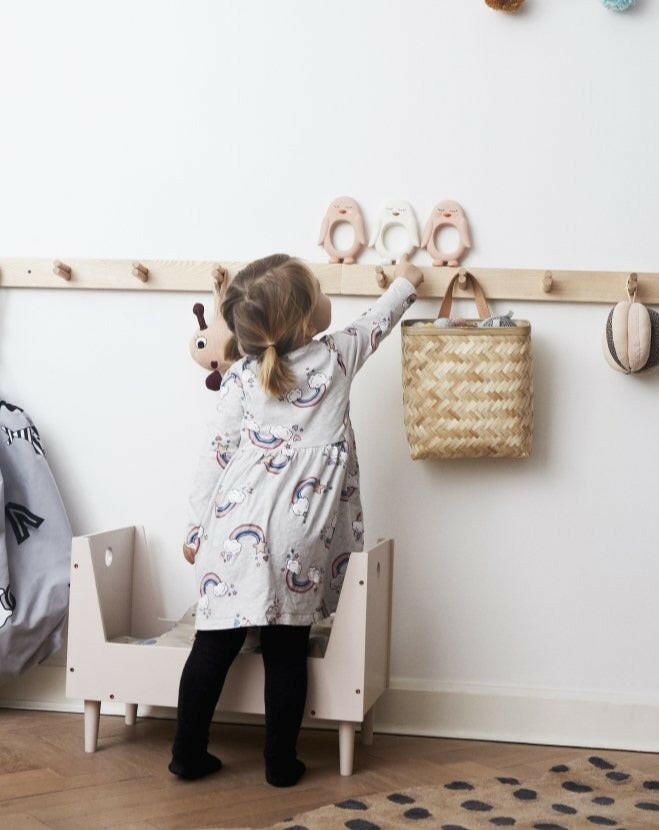 Penguin Baby Teether - Rose Baby Essentials OYOY