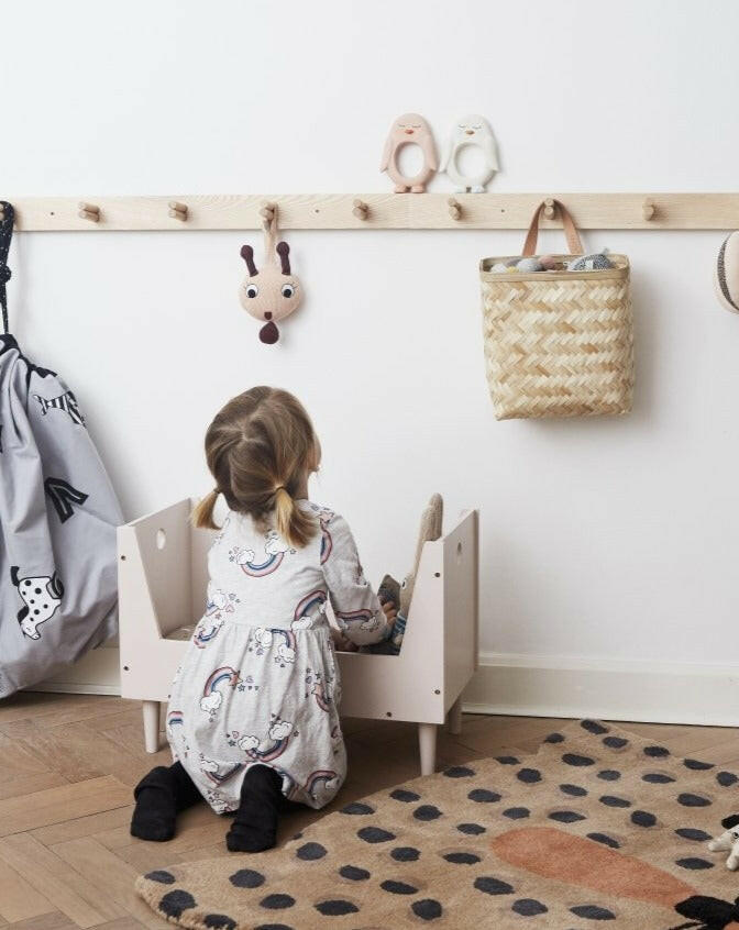 Penguin Baby Teether White Baby Essentials OYOY