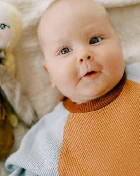 Waffle Long Bodysuit Baby Clothing Kleine Tijntje