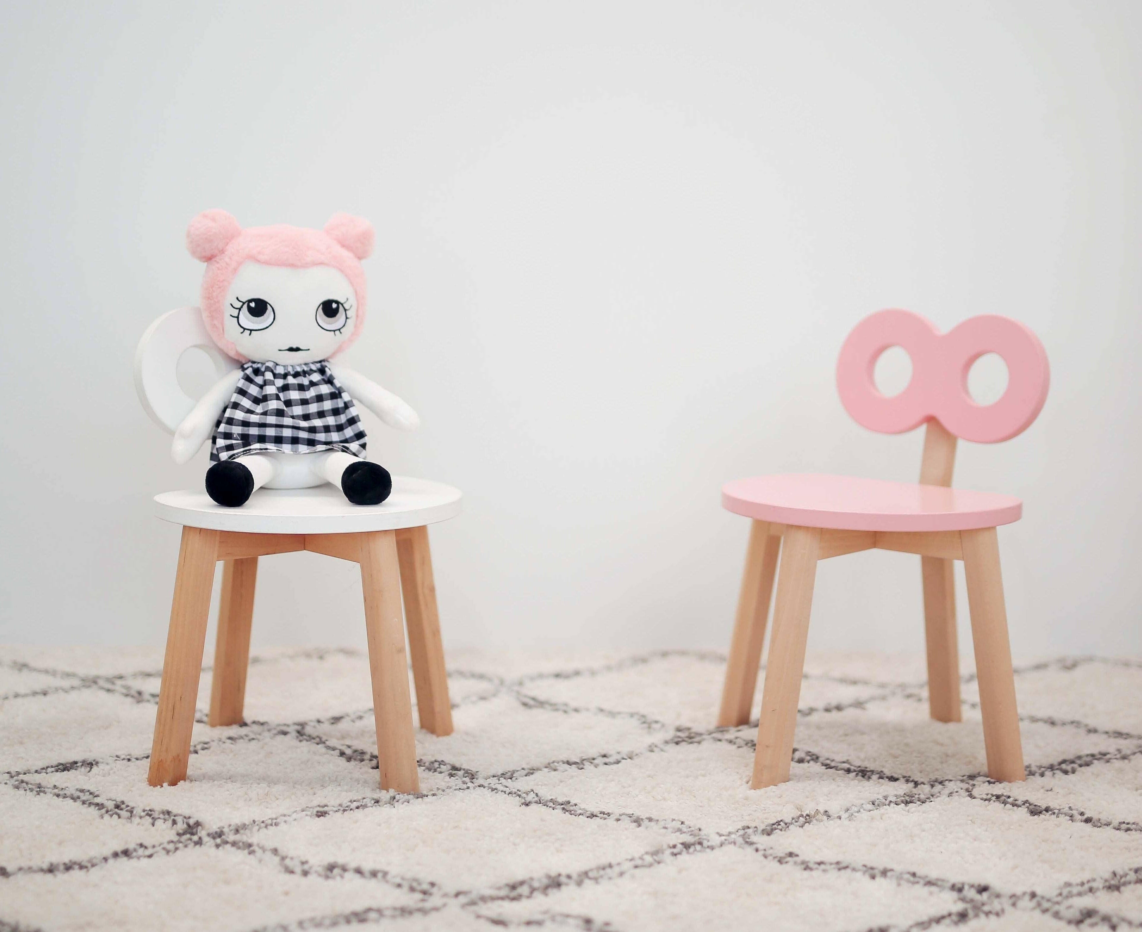 Double-O Children's Chair Pink Children's Furniture Ooh Noo