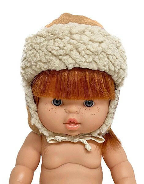 Swedish Chapka Beige Doll Clothing Minikane