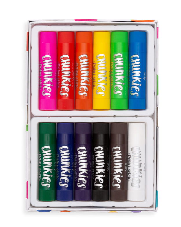 Chunkies Paint Sticks - set of 12 Art Supplies OOLY - Art & School Supplies