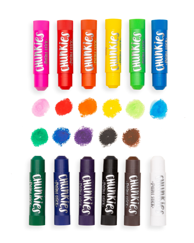 Chunkies Paint Sticks - set of 12 Art Supplies OOLY - Art & School Supplies