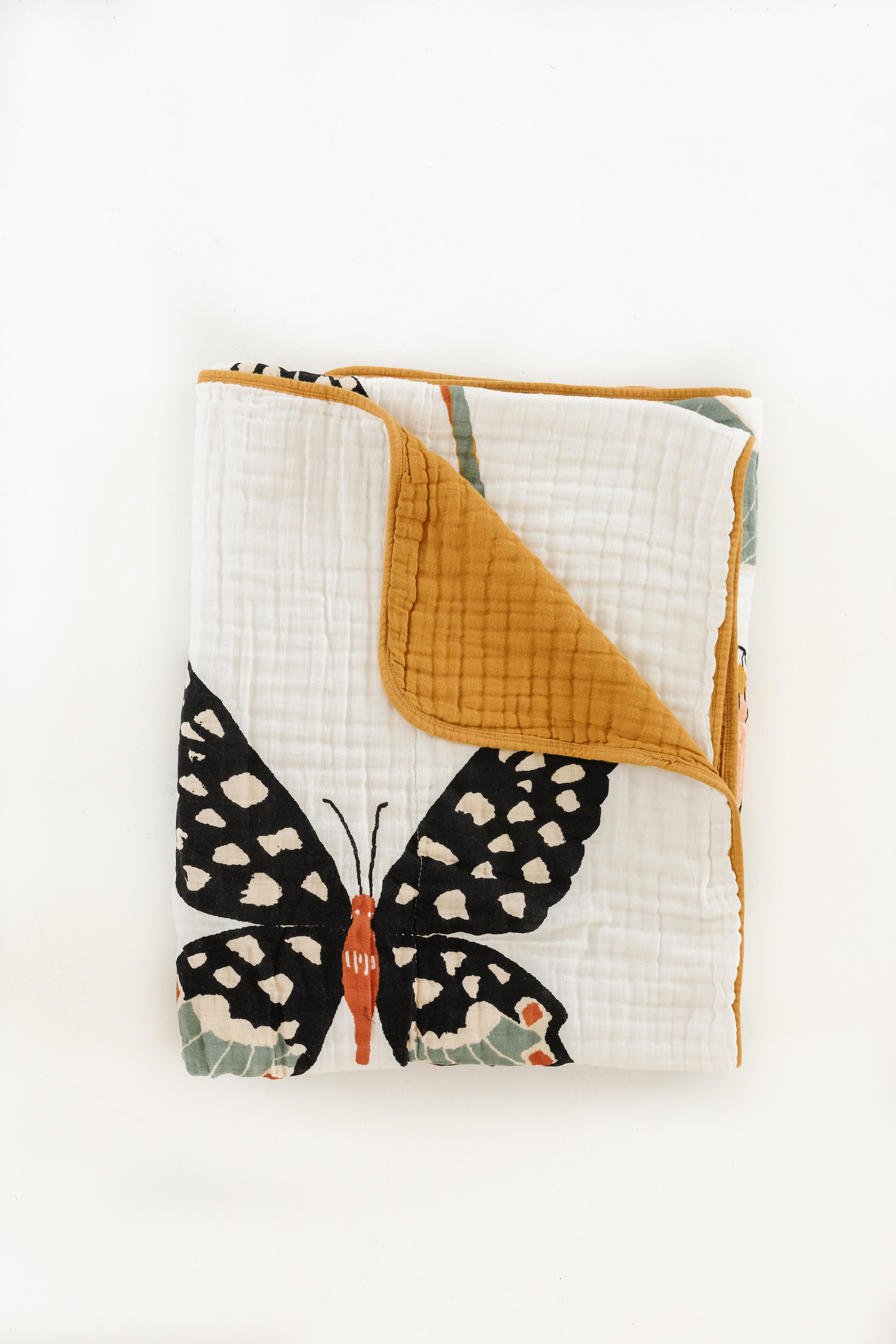 Large Butterfly Collector Throw Blanket Quilts Clementine Kids
