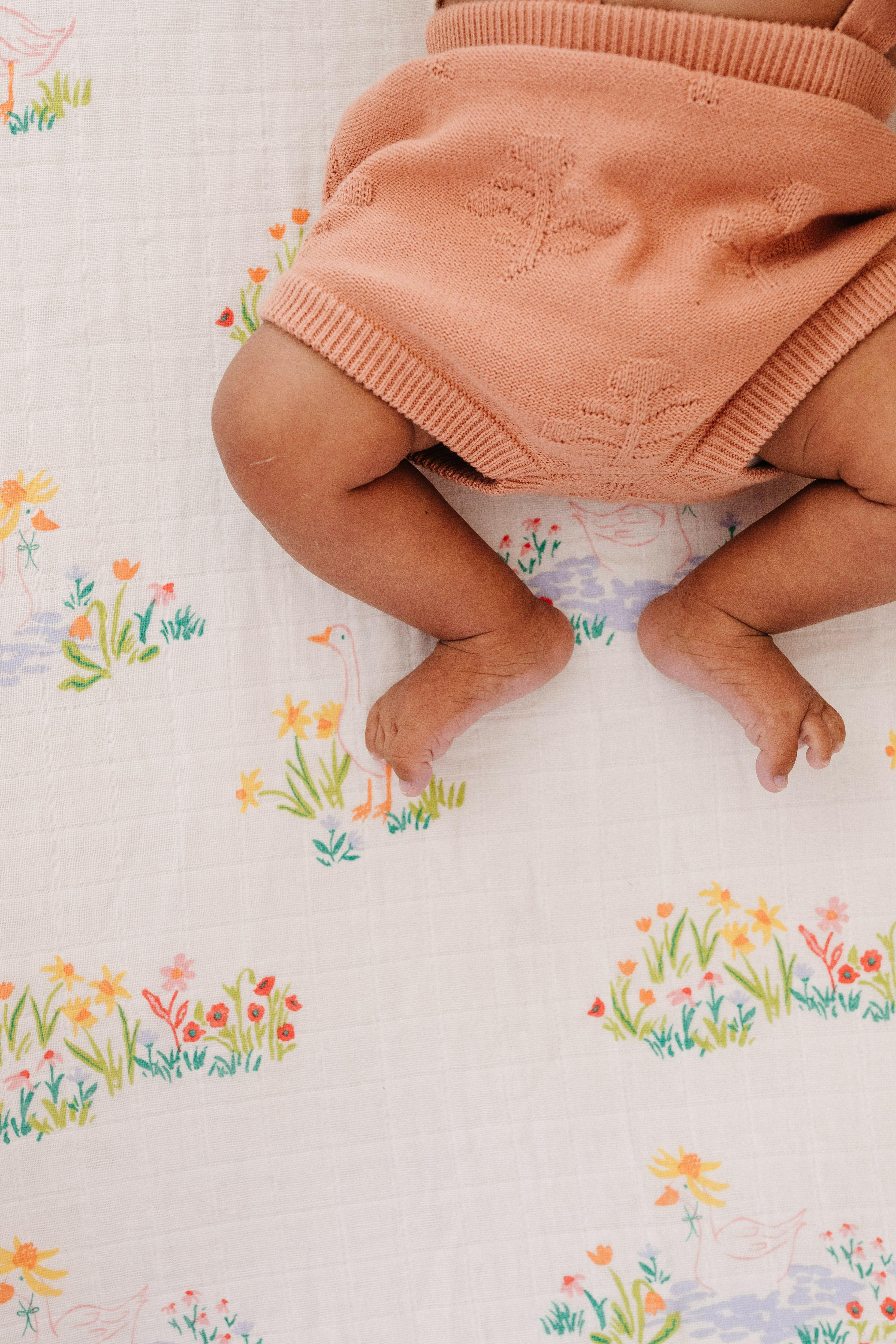 Garden Goose Crib Sheet Crib Sheets Clementine Kids