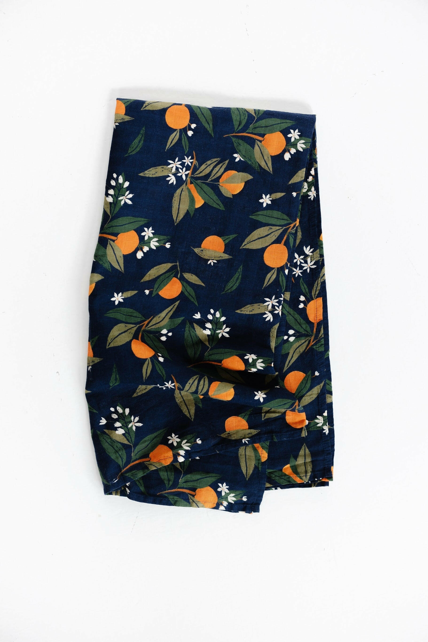 Orange Blossom Swaddle Swaddles Clementine Kids