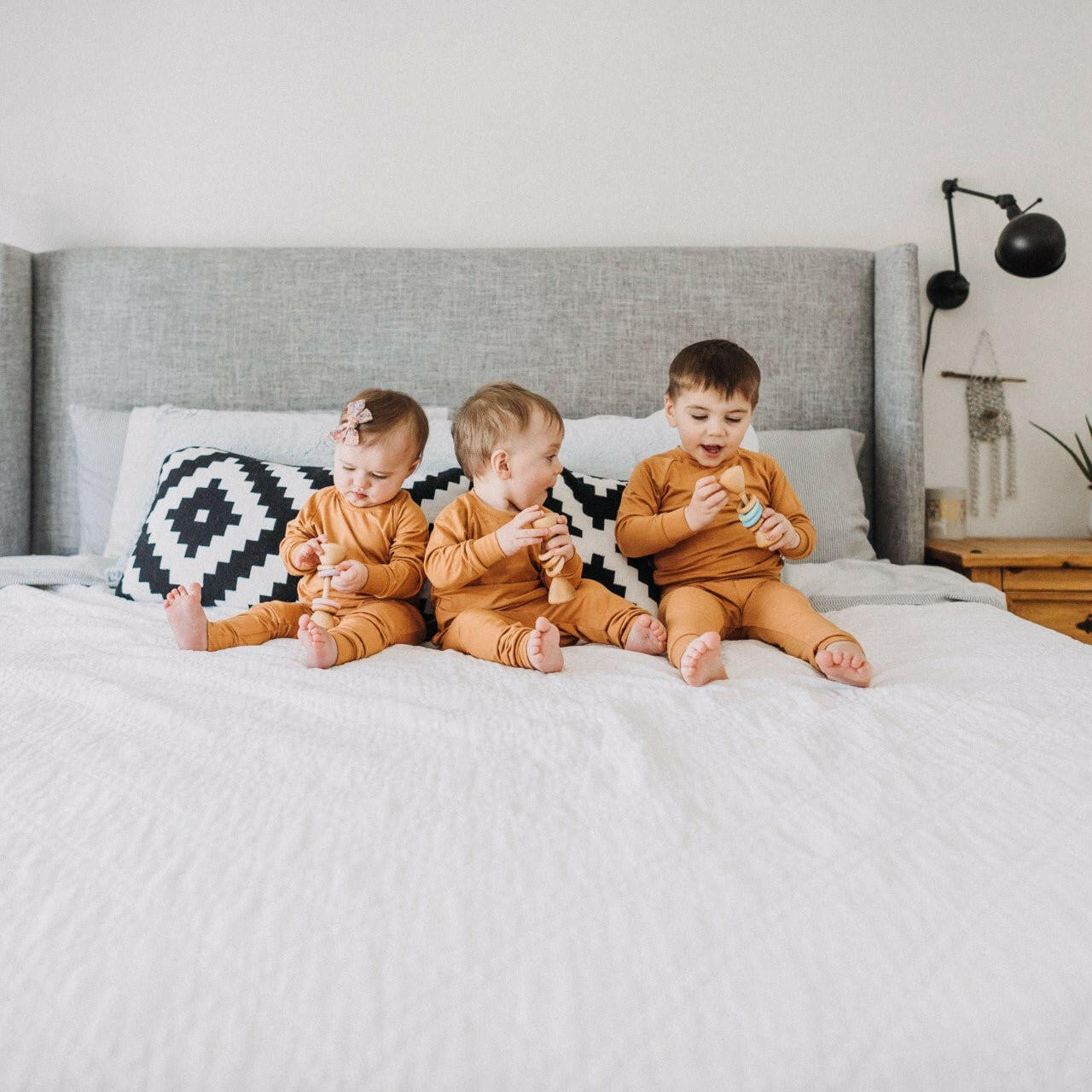 Color Block Classic Baby Rattle Rattles Bannor Toys