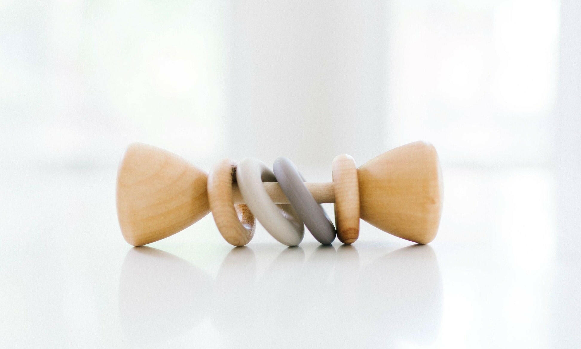 Color Block Classic Baby Rattle Rattles Bannor Toys