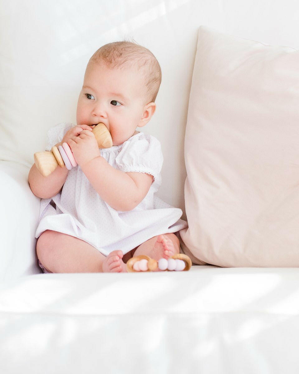 Color Block Classic Baby Rattle Rattles Bannor Toys