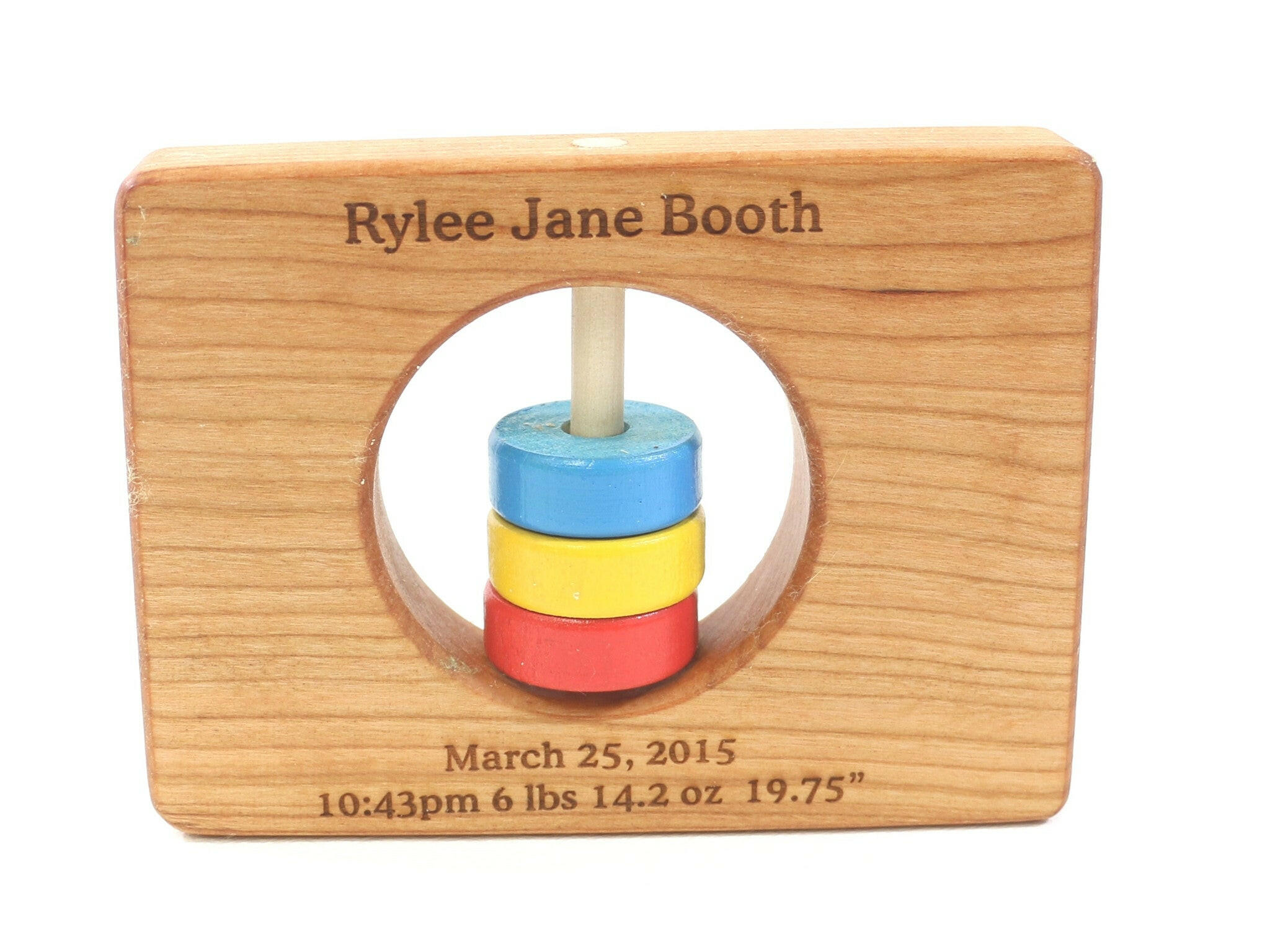 Colorado State Wooden Baby Rattle™ State Rattle Bannor Toys