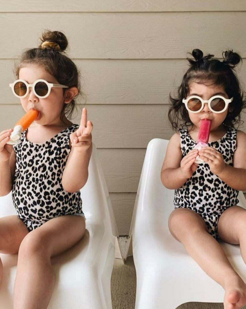 Sustainable Sunny May Sunnies - Cream Sunglasses Little Love Bug Co.