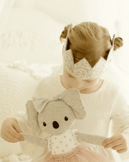 Sequin Crown - Gold Kids Toys Alimrose