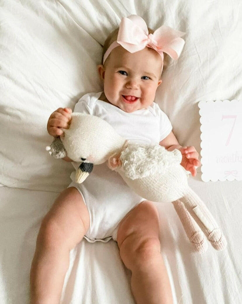 Harlow the Swan Stuffies Cuddle + Kind