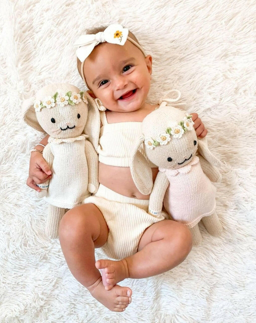 Hannah the Bunny - Ivory Stuffies Cuddle + Kind