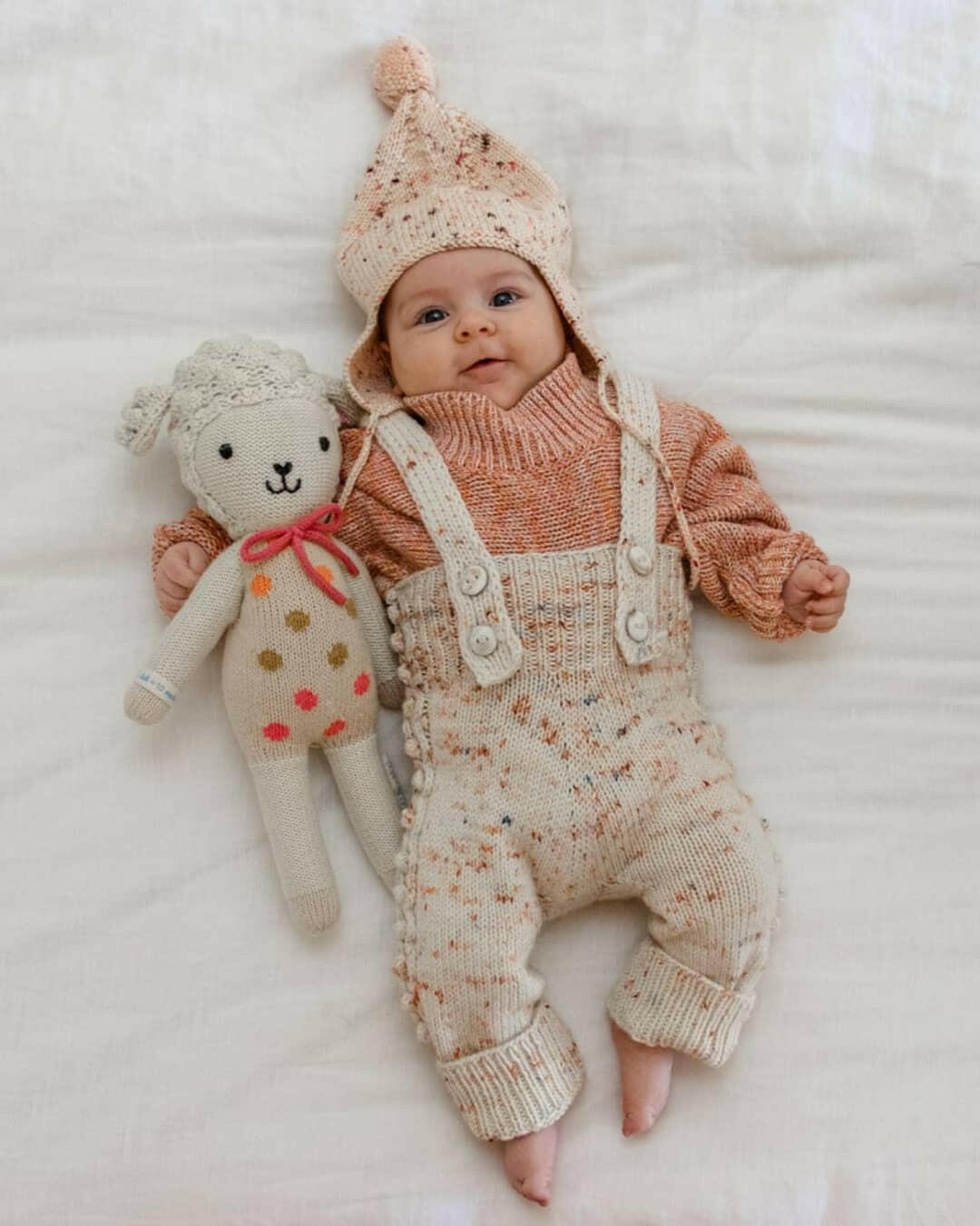 Lucy the Lamb - Original Stuffies Cuddle + Kind Little 13"