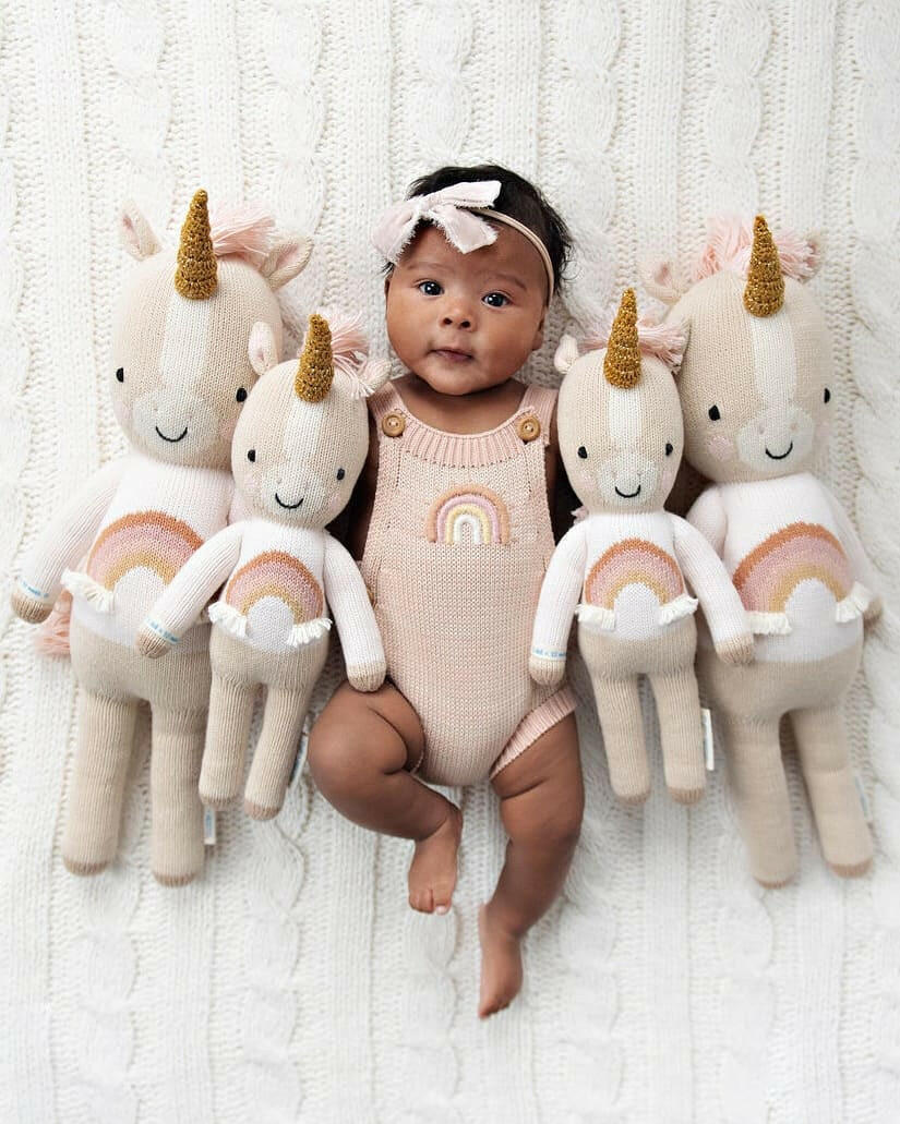 Zara the unicorn Stuffies Cuddle + Kind
