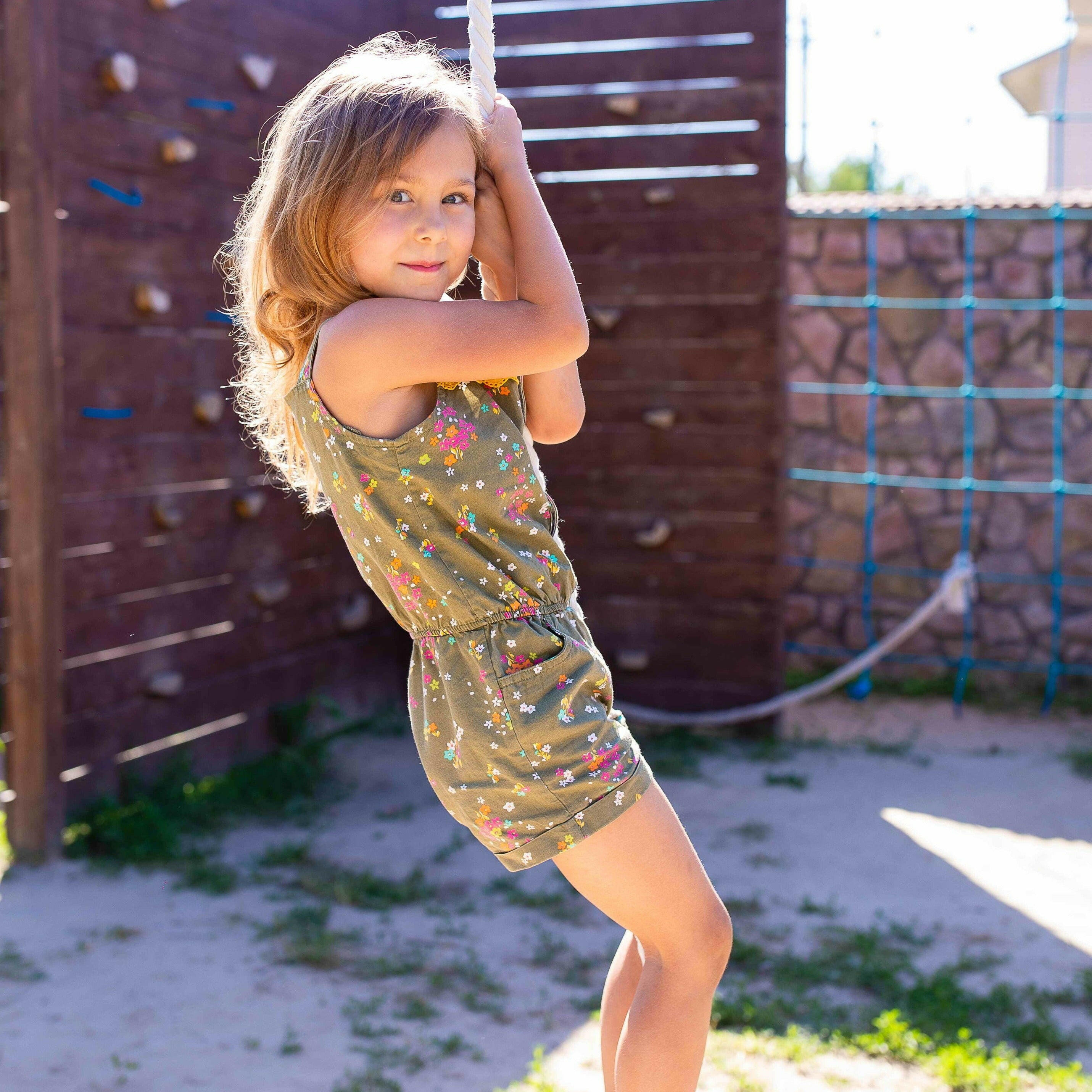 2in1 Swings Set: Round Disc Swing + Gymnastic Rings 2in1 Swing Set Goodevas