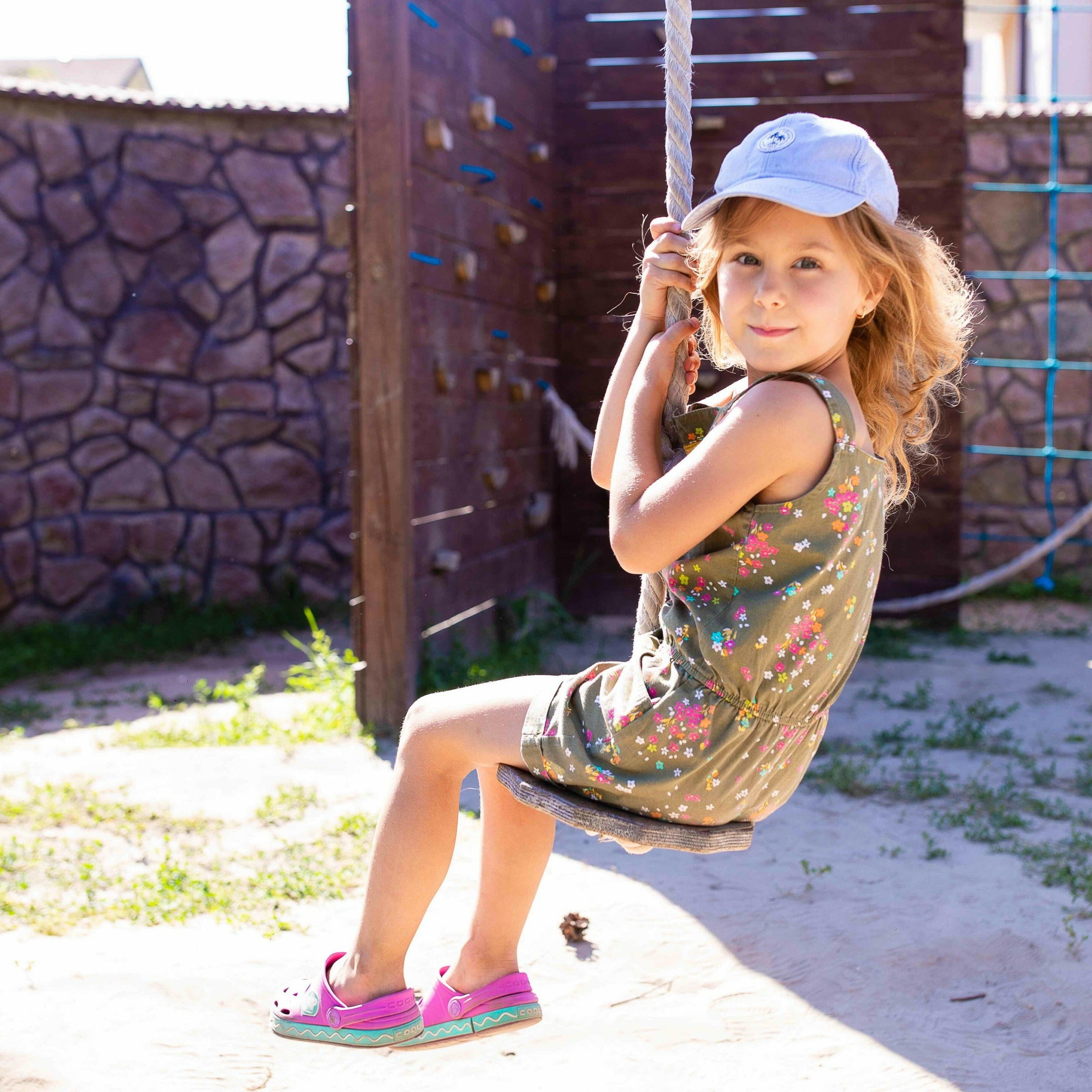 2in1 Swings Set: Round Disc Swing + Gymnastic Rings 2in1 Swing Set Goodevas