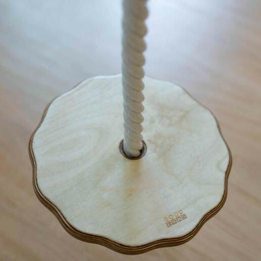 Wooden rope swing for kids Single Swing Goodevas