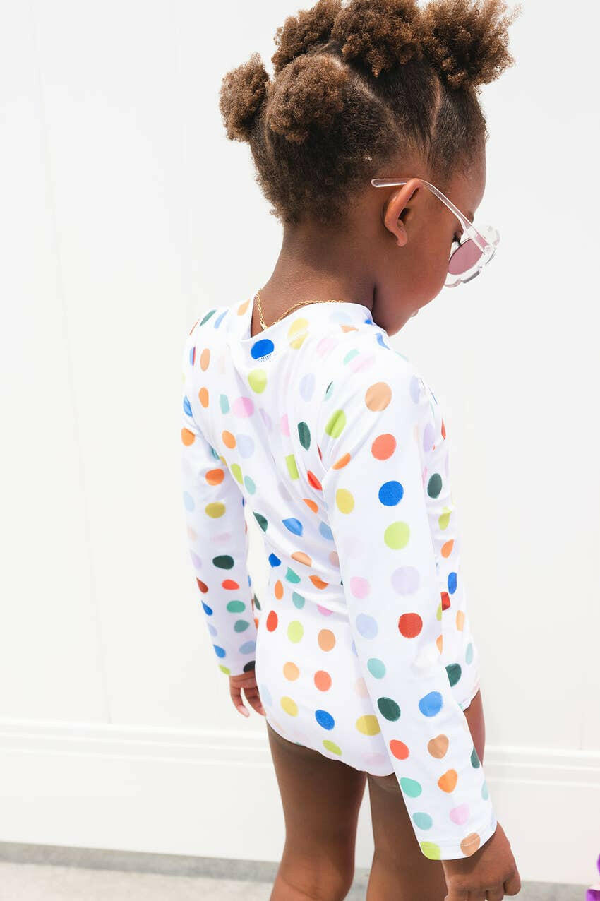Lyanna Swim in Bold Dots Ollie Jay