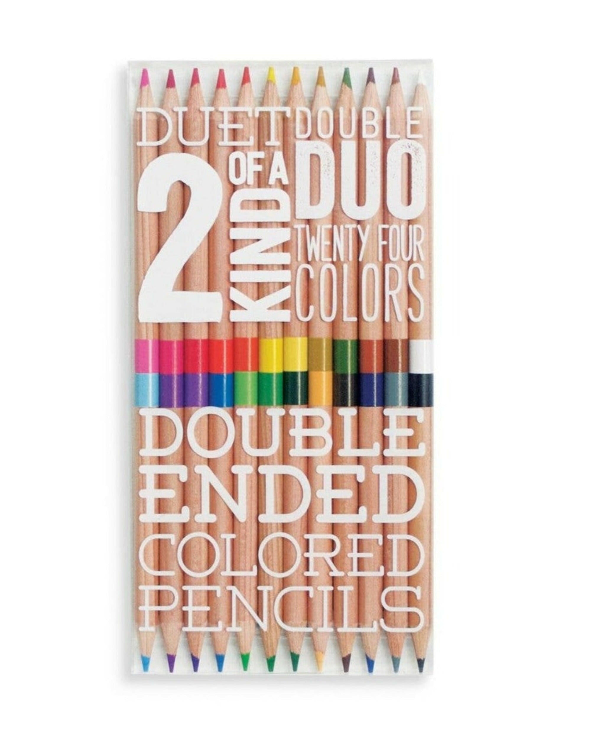 2 of a Kind Double Ended Colored Pencils Art Supplies OOLY - Art & School Supplies