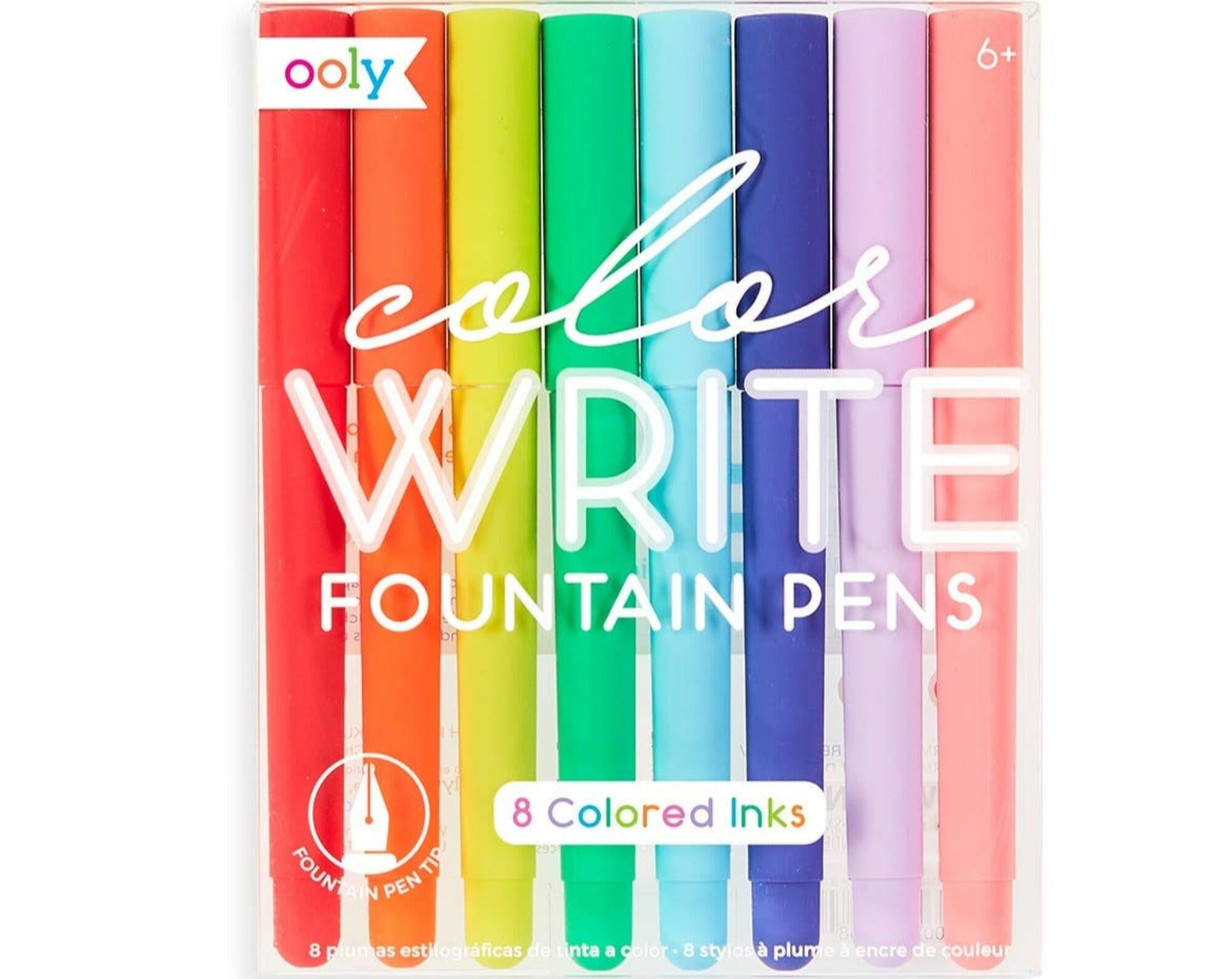 Color Write Fountain Pens Art Supplies OOLY - Art & School Supplies