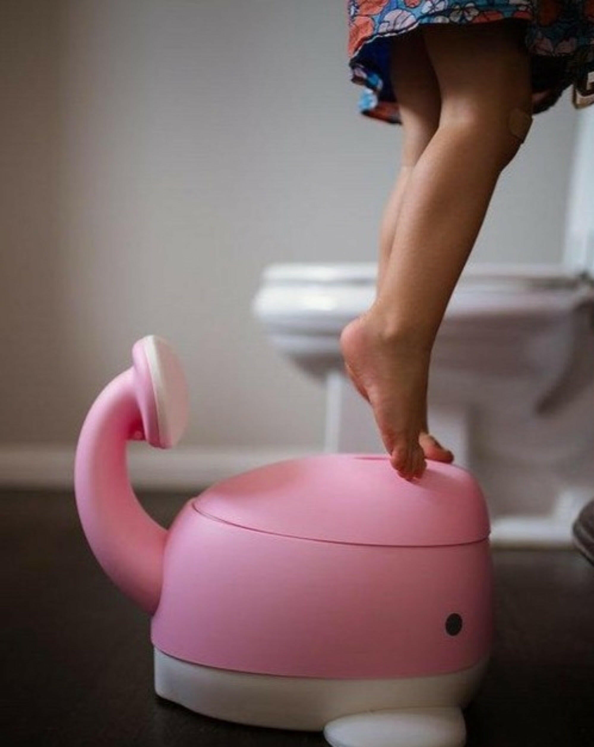 Moby Whale Potty Trainer - Pink Training Potties Be Mindful