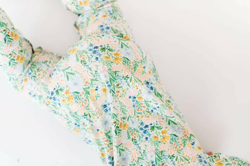 Baby Pajama in Bunny Garden Ollie Jay