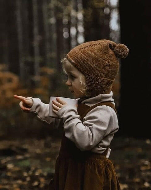The Corduroy Pinafore - Rust Clothing The Simple Folk
