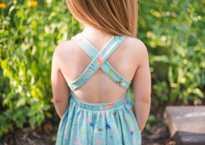 Sofia Dress in Mermaid Ollie Jay