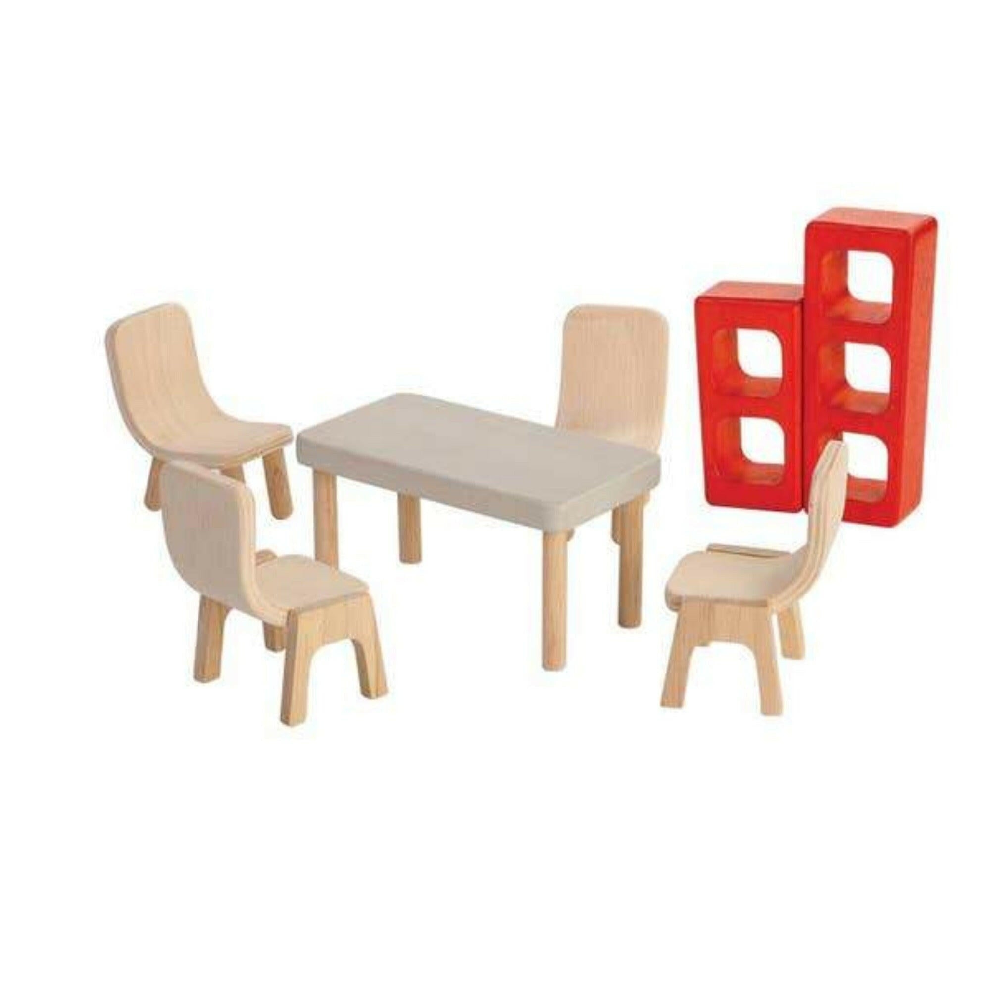 Play Toys Dining Room Dollhouse Furniture PlanToys