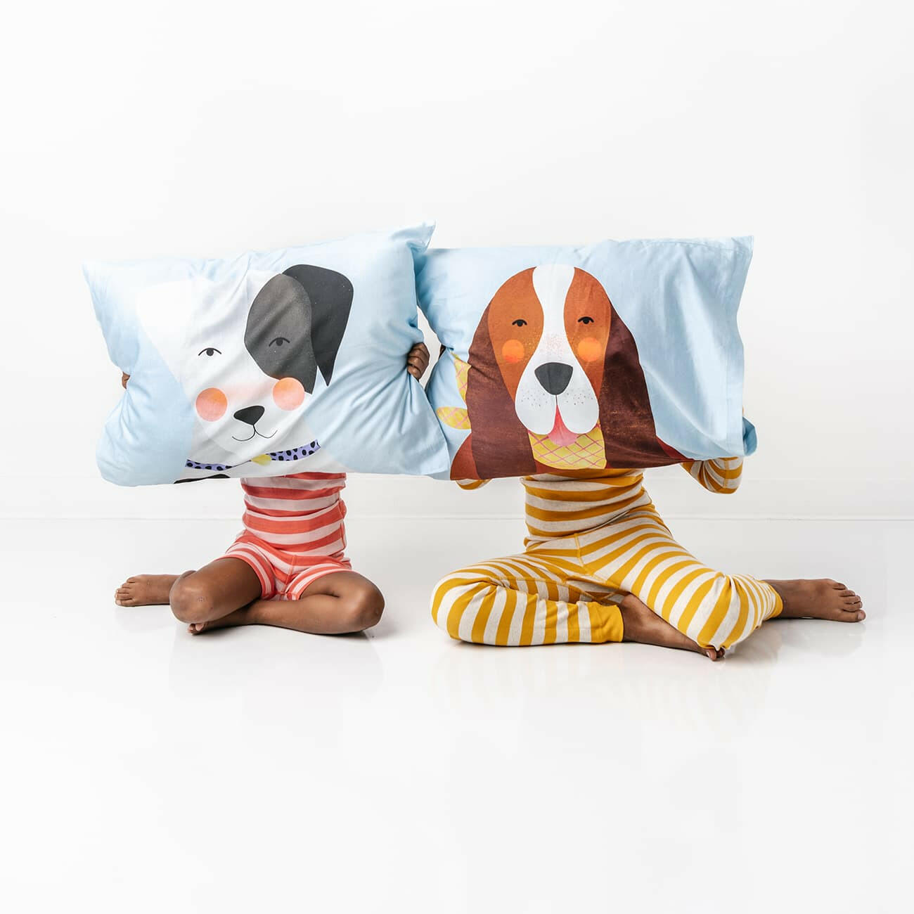 2-pack Dog Print Standard Size Pillowcases Pillowcase Rookie Humans