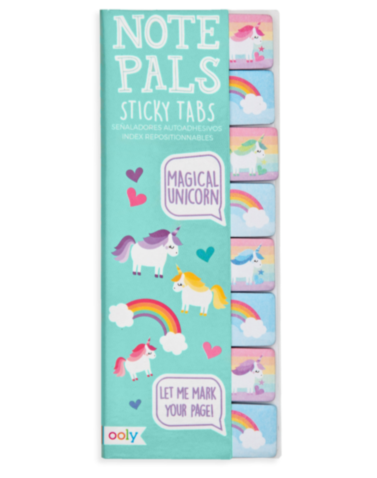 Note Pals Sticky Note Tabs - Magical Unicorn Art Supplies OOLY - Art & School Supplies