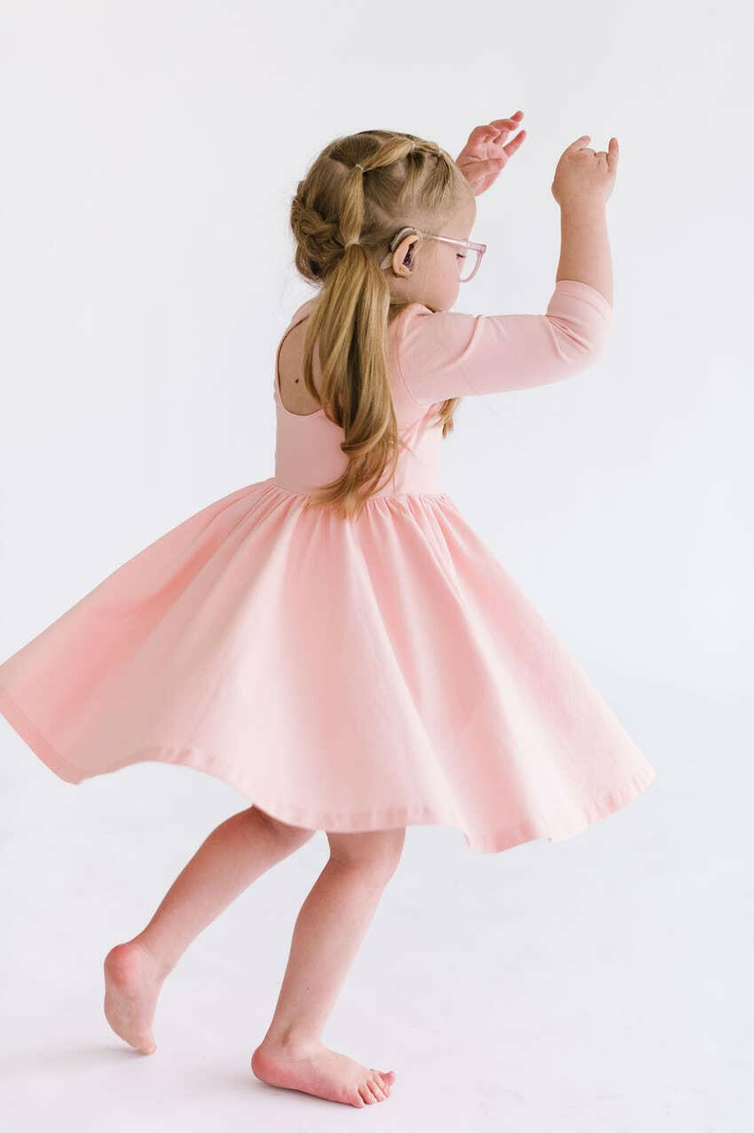 Emile Dress in Peony Ollie Jay