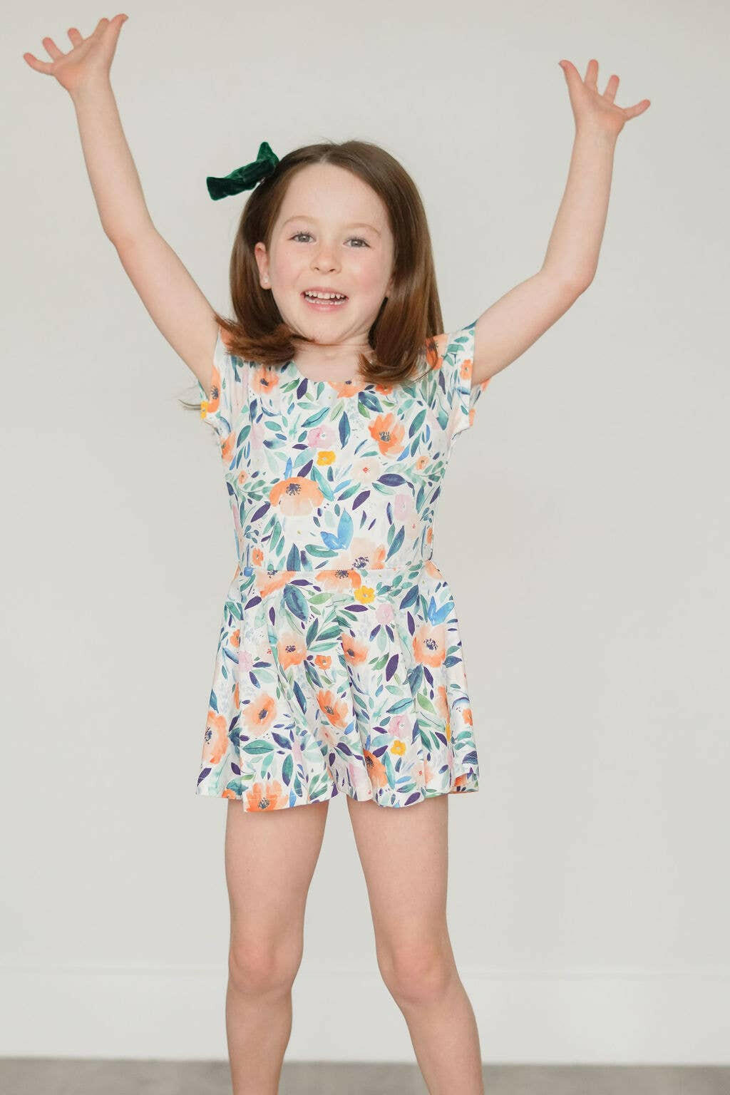 Skirted Leo in Summer Floral Ollie Jay