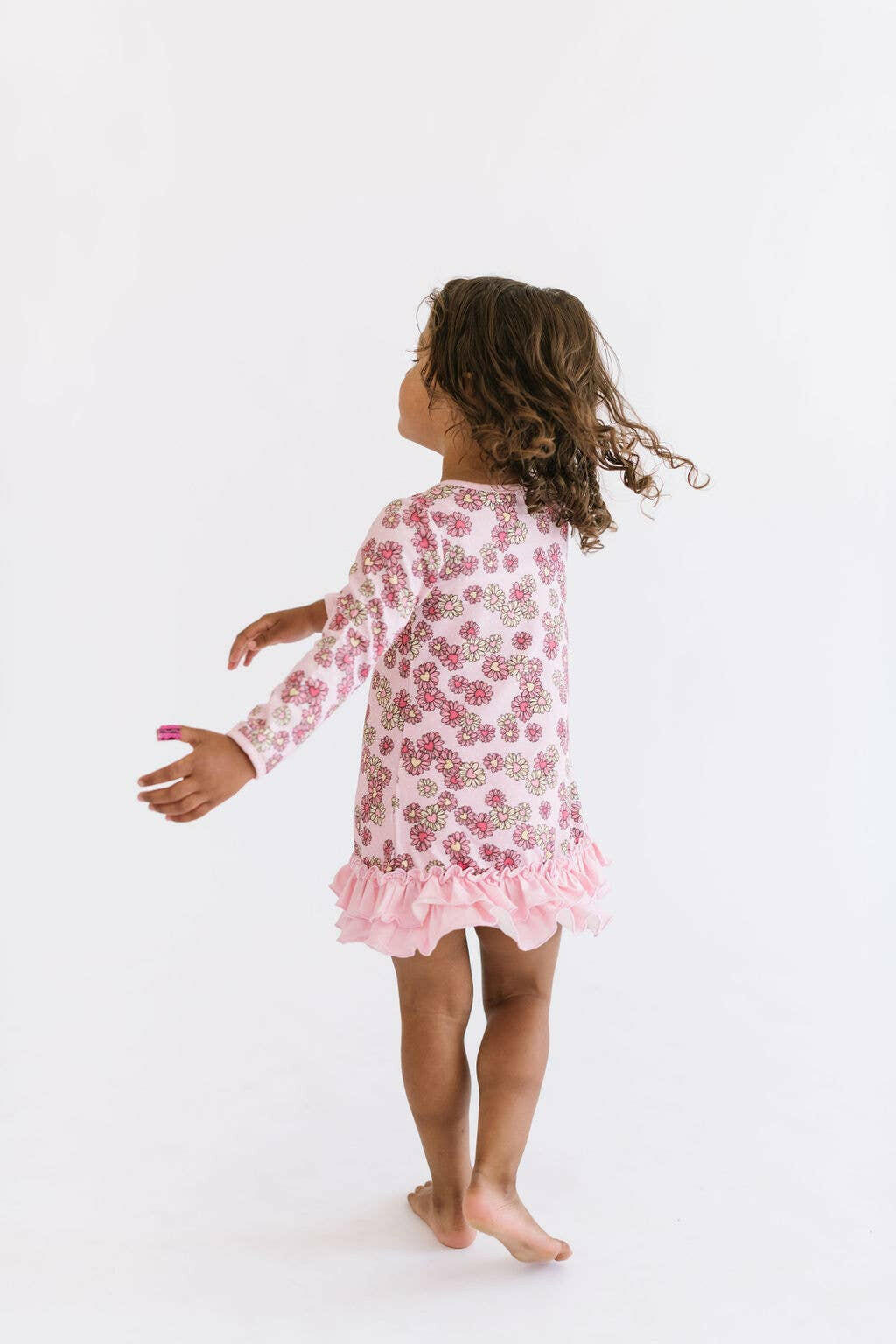 Ruffled Lounge in Wild Daisy Heart Ollie Jay