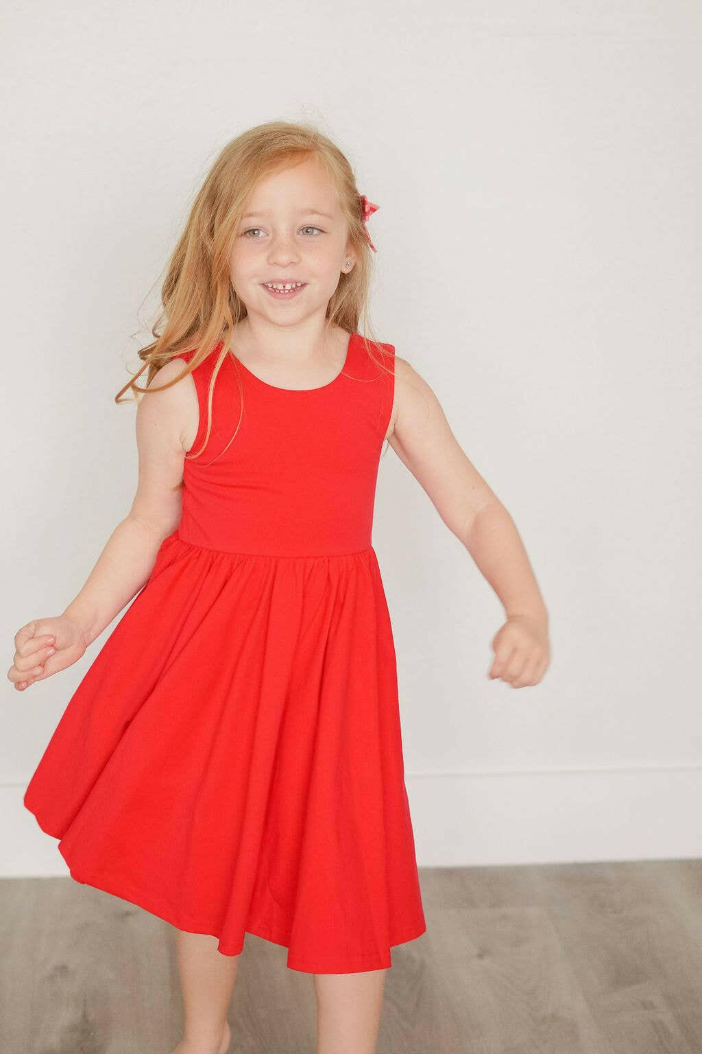 Tank Twirl in Scarlet dress Ollie Jay