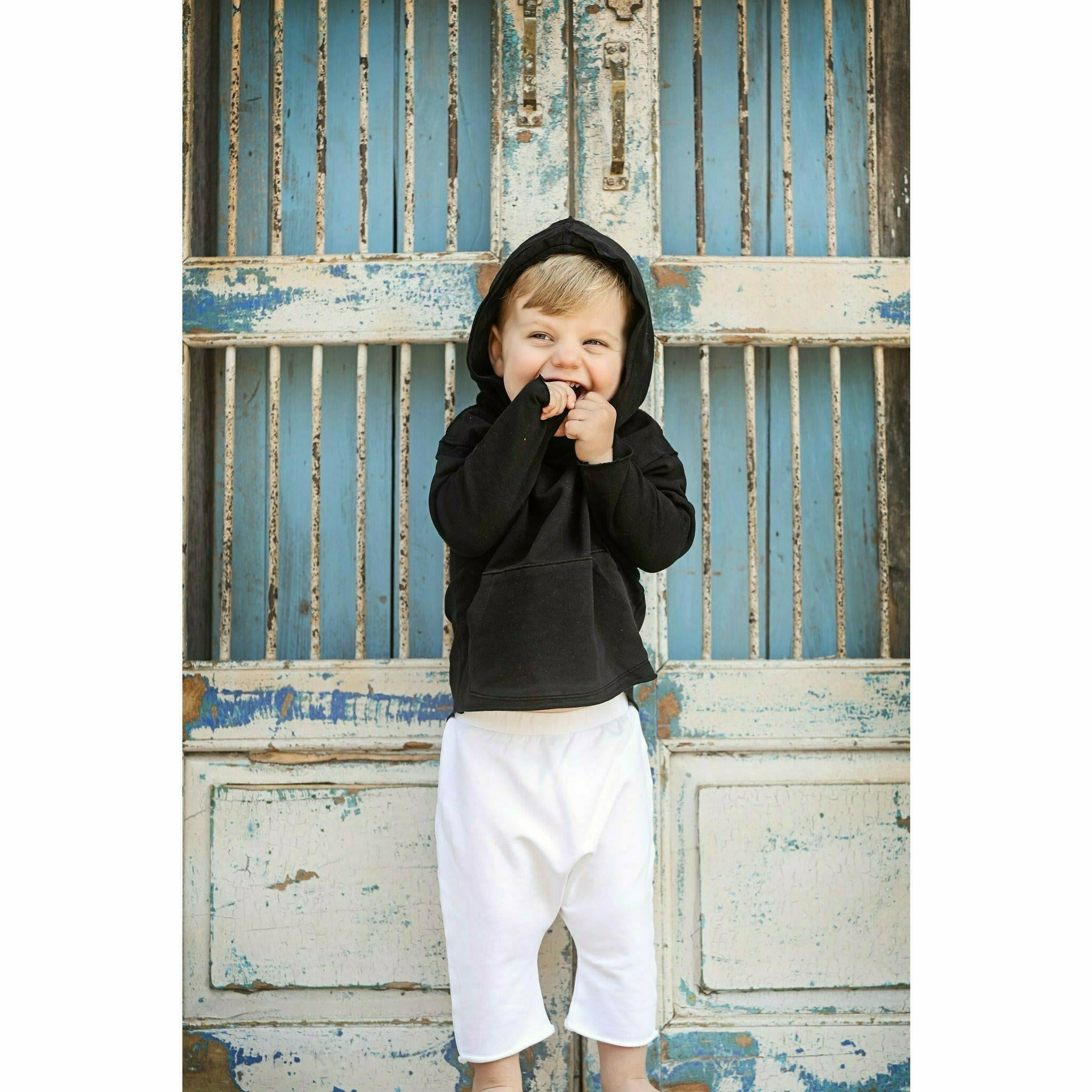 Organic Baby Benji Hoodie Black Hoodie Be Mi Los Angeles