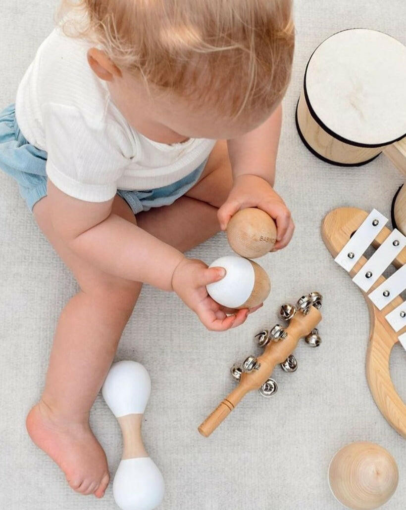 Double Maraca Musical Toys Babynoise