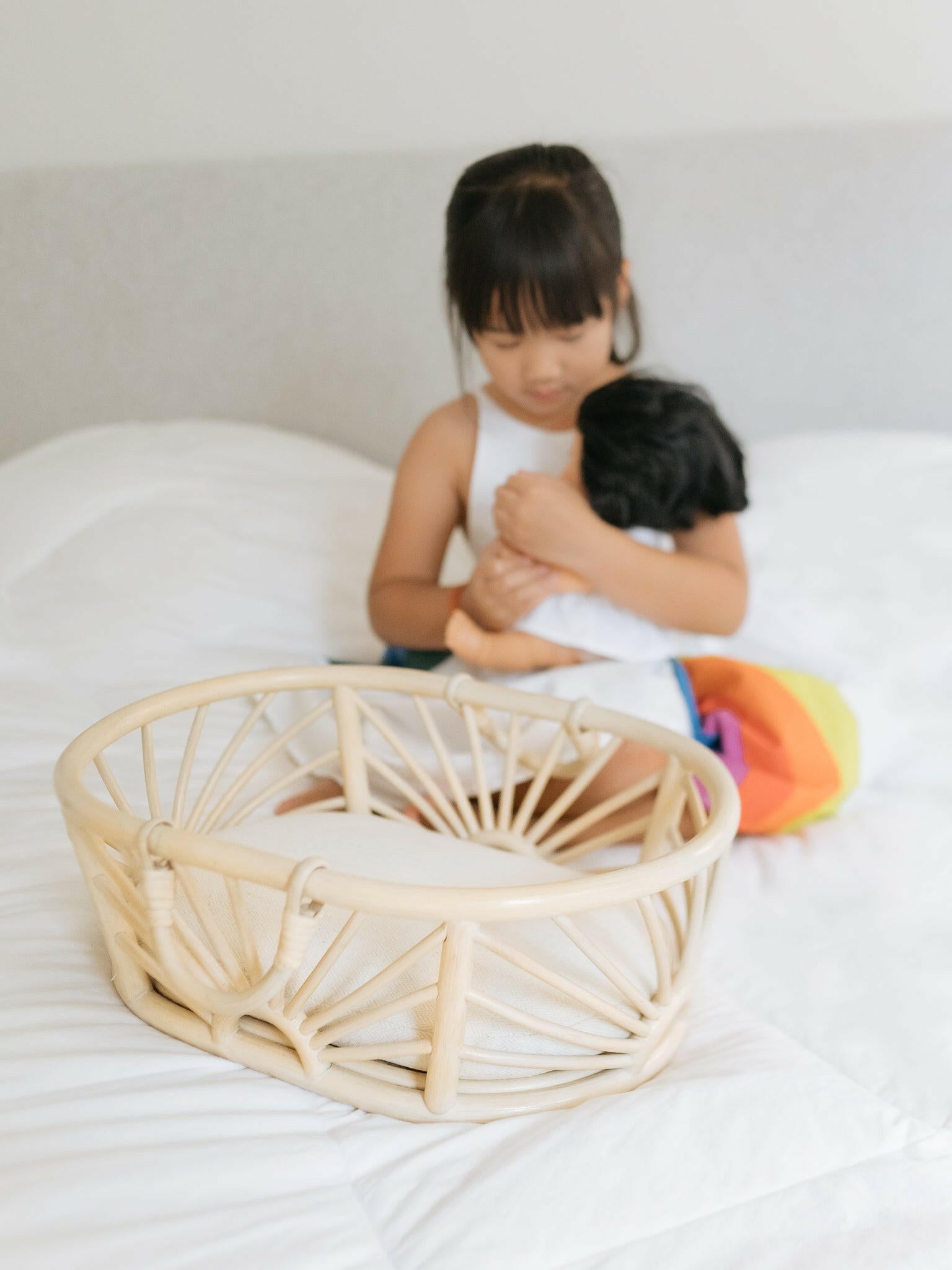 Sunshine Doll Basket Doll Furniture Ellie & Becks Co.