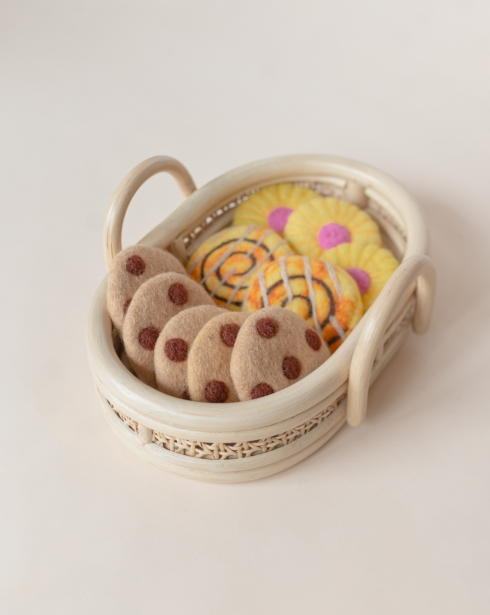 Little Rattan Play Tray Organization Ellie & Becks Co.