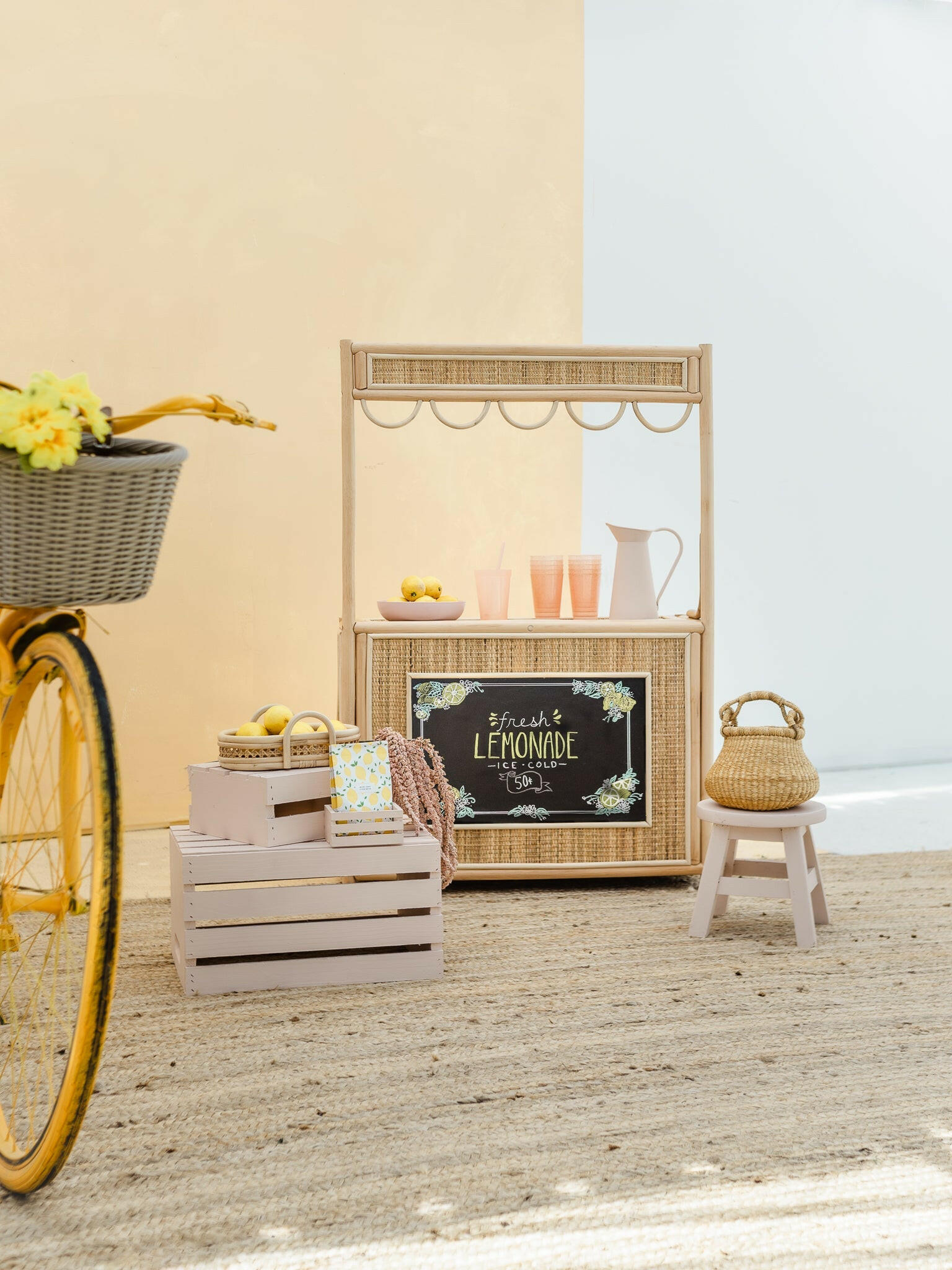 Little Rattan Shop Stall Ellie & Becks Co.